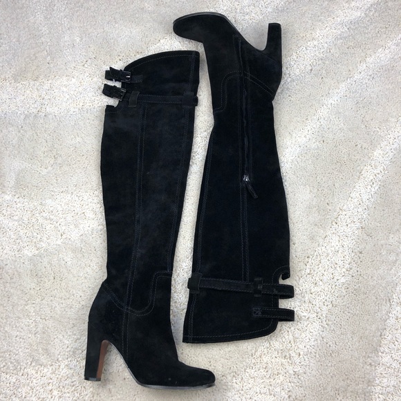 Sam Edelman Shoes - Sam Edelman Suede OTK Black “Sutton” boots
